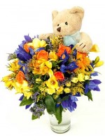D37.0 Bouquet with Soft Toy